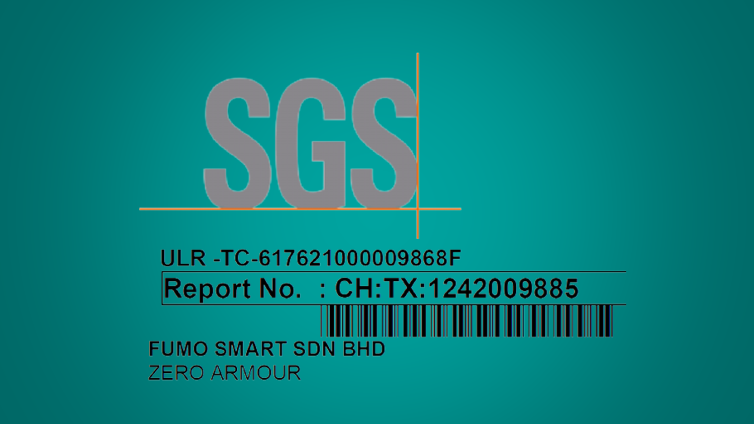Test Report from SGS